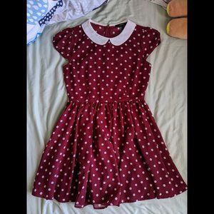 Preppy Polka Dot Dress